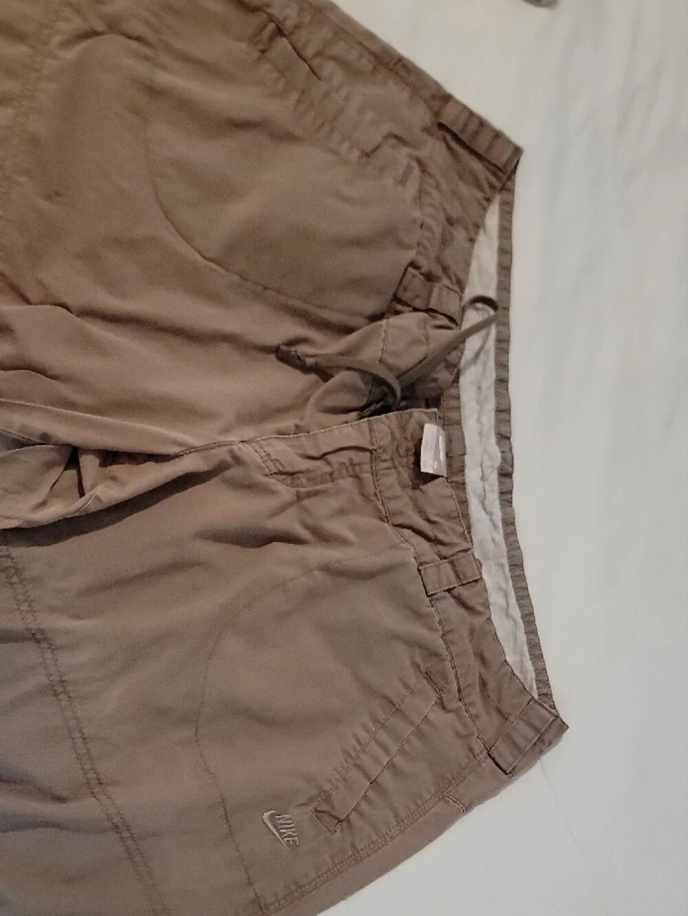 Nike Brown Elastic Waist Casual Capri Pants